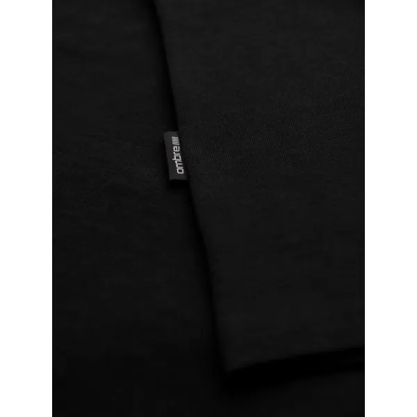  Férfi póló OMBRE OM-TSBS-0281 FEKETE 