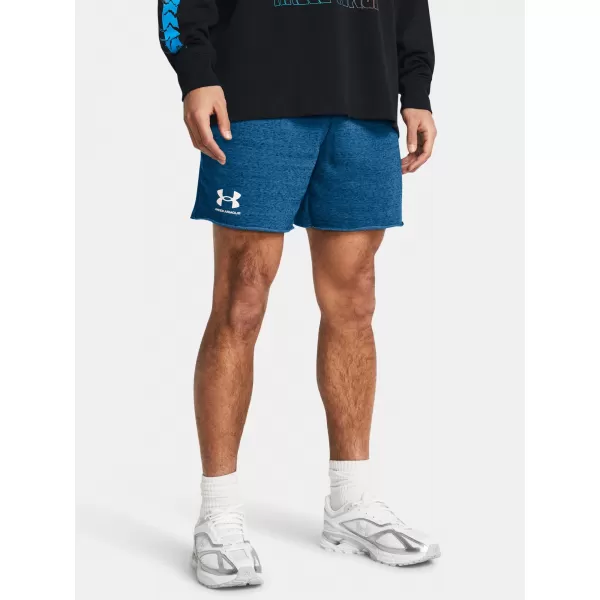  Férfi rövidnadrág UNDER ARMOUR RIVAL TERRY 6IN SHORT 1382427-406 KÉK 