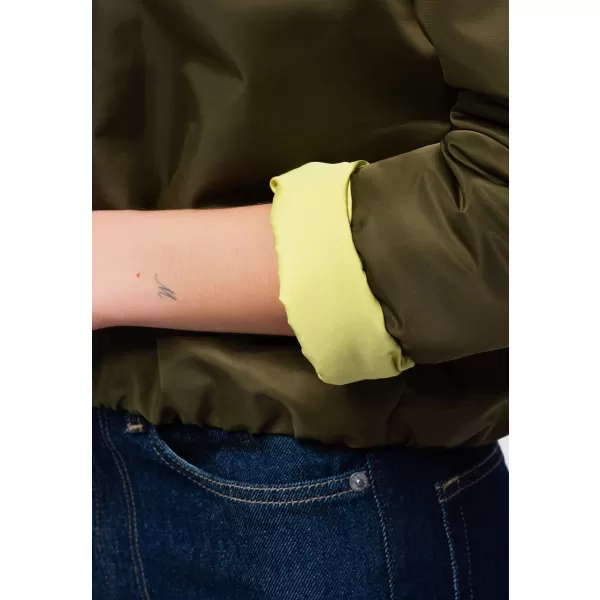  Női kabát OMBRE OW-JT-E0003 KHAKI 