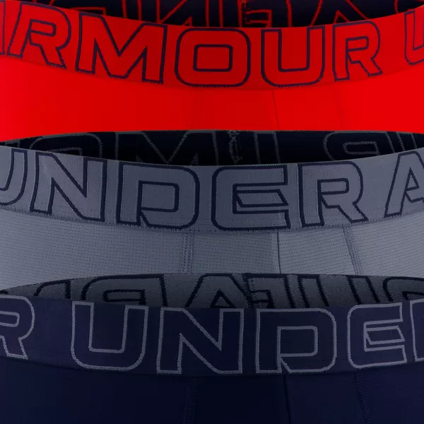  Férfi boxerek UNDER ARMOUR UA PERFORMANCE TECH MESH - SOLID 6 -3PK 1383884-600 PIROS 