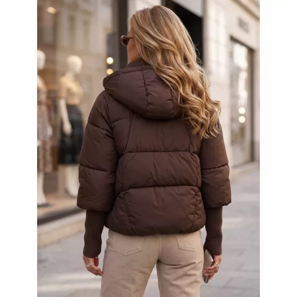  Női kabát DSTREET TY5895 BARNA 