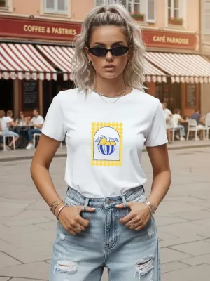 Női póló DSTREET NX8044RY-WH FEHÉR
