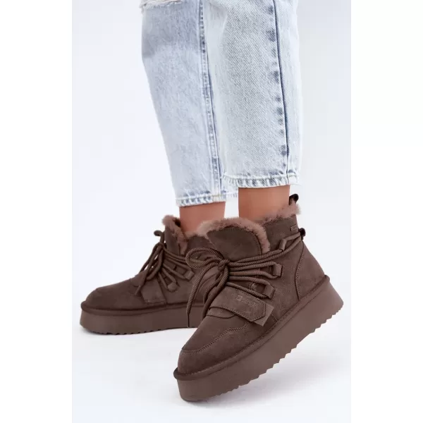  Női cipők BIG STAR SHOES UU274315 BARNA/BÉZS ÁRNYÉKOK 
