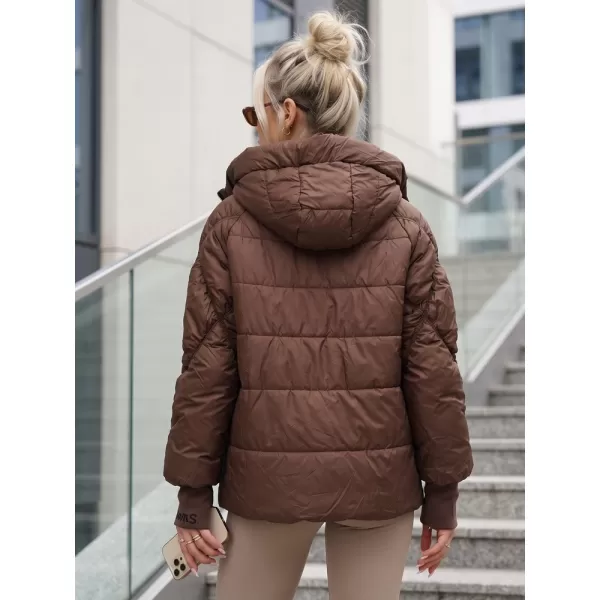  Női kabát DSTREET TY5760 BARNA 