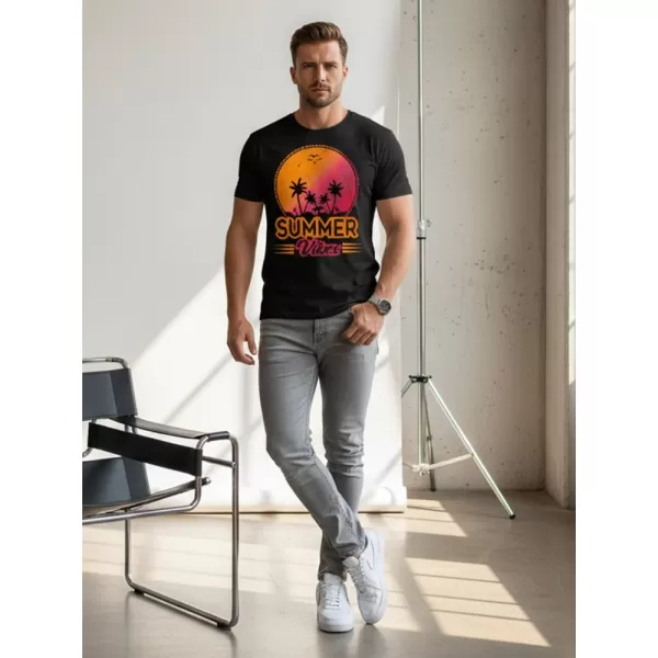 Férfi póló DSTREET NX047R FEKETE 