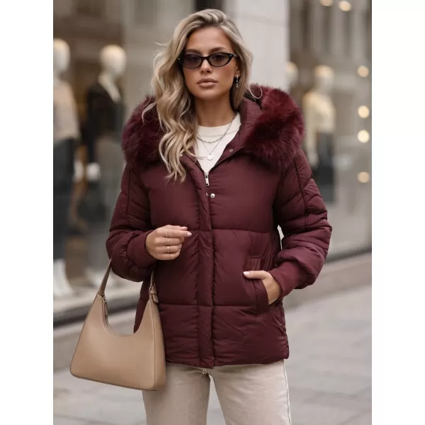  Női kabát DSTREET TY6003 BURGUNDIA 