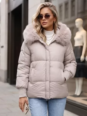 Női kabát DSTREET TY6001 BÉZS