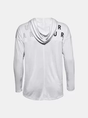 Női pulóver UNDER ARMOUR TECH TWIST GRAPHIC HOODIE 1351977-014 SZÜRKE