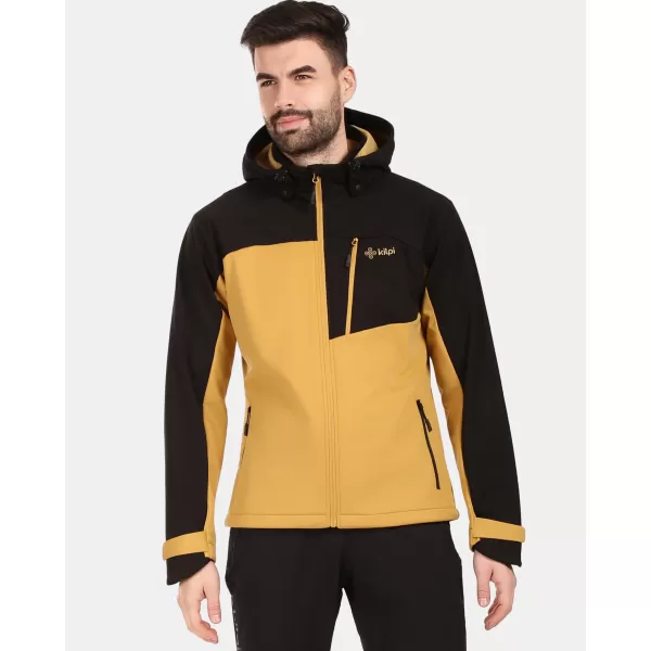  Férfi softshell kabát KILPI ONTAVIO-M 1M0112KI ARANYSÁRGA 