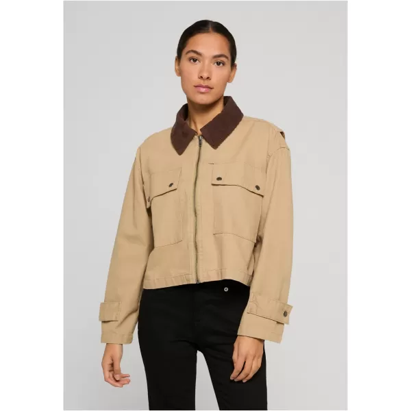  Női kabát URBAN CLASSICS TB7726 SZAKSZERVEZETI BÉZS 