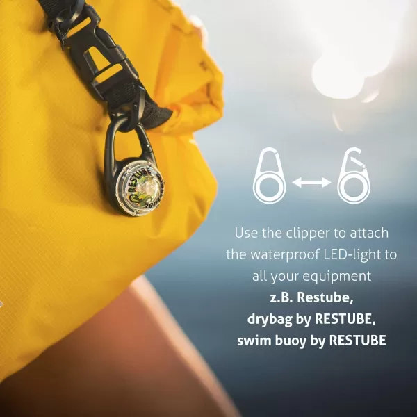  LED lámpa RESTUBE vodotěsné FEKETE 