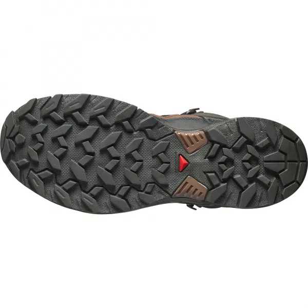  Férfi cipők SALOMON X ULTRA 360 MID GORE-TEX L45473200 FEKETE/SÖTÉT SIRÁLY SZÜRKE/SÖTÉT FÖLD 