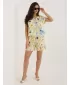 Női rövidnadrág SUBLEVEL D73771M62489KD ÉLÉNK SÁRGA