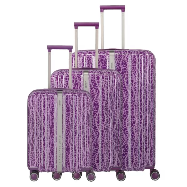  Egy sor bőrönd TRAVELITE LASCANA EDITION S,M,L SZILVA 