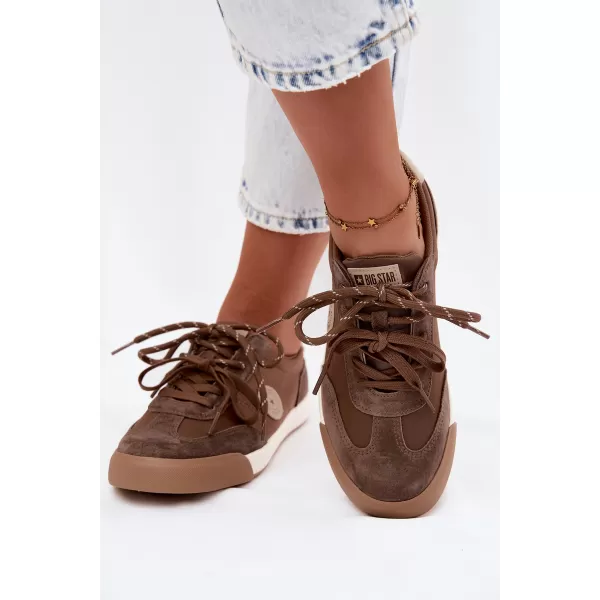 Női tornacipő BIG STAR SHOES UU274002 BARNA/BÉZS 