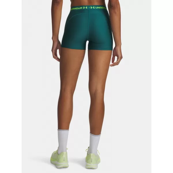  Női rövidnadrág UNDER ARMOUR HEATGEAR SHORTY 6010725-338 ZÖLD 