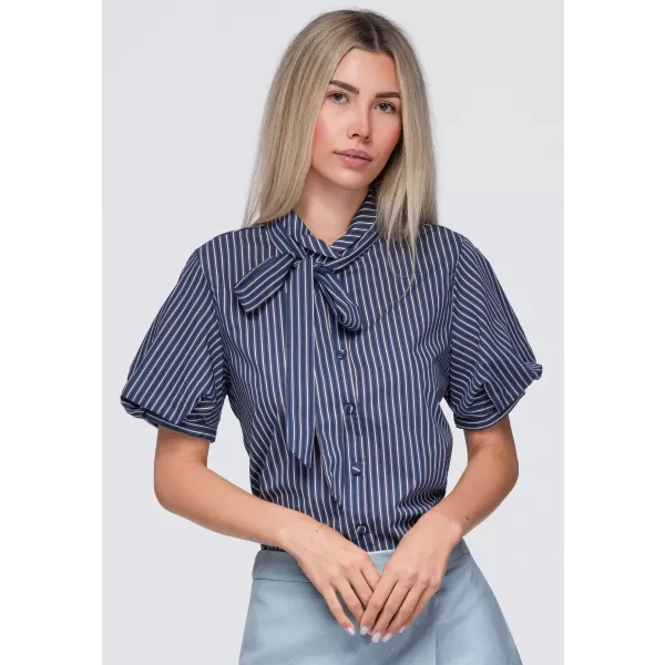  Női ing OMBRE OW-SH-E0067 SÖTÉTKÉK 