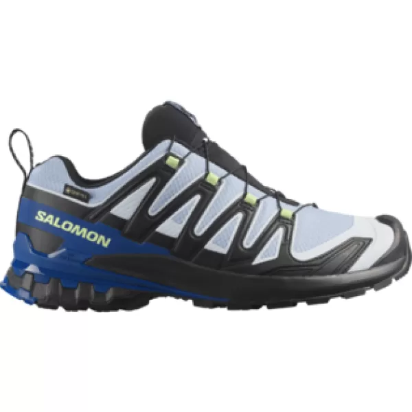  Férfi cipők SALOMON XA PRO 3D V9 GORE-TEX STORM L45486500 FEKETE/BRUNNERA KÉK/SZÖRFÖZHET AZ INTERNETEN 
