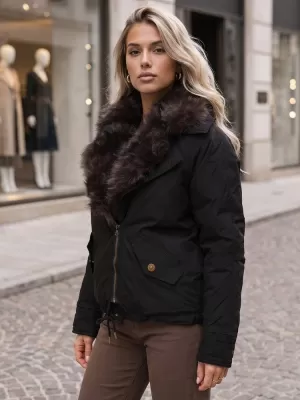 Női kabát DSTREET TY6072 FEKETE