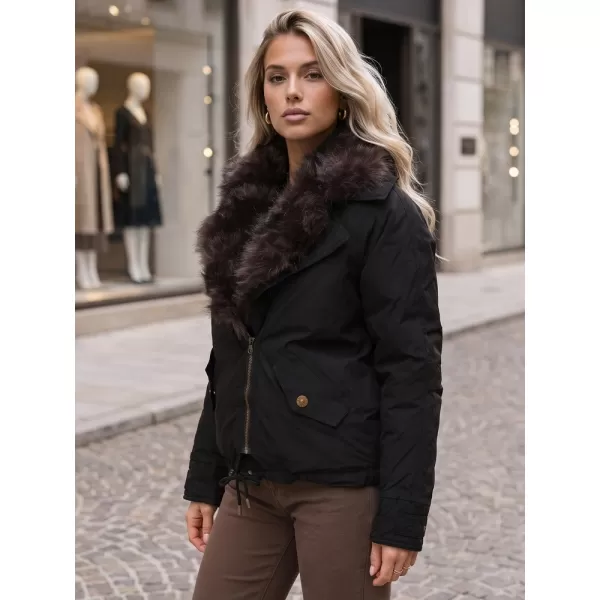 Női kabát DSTREET TY6072 FEKETE 
