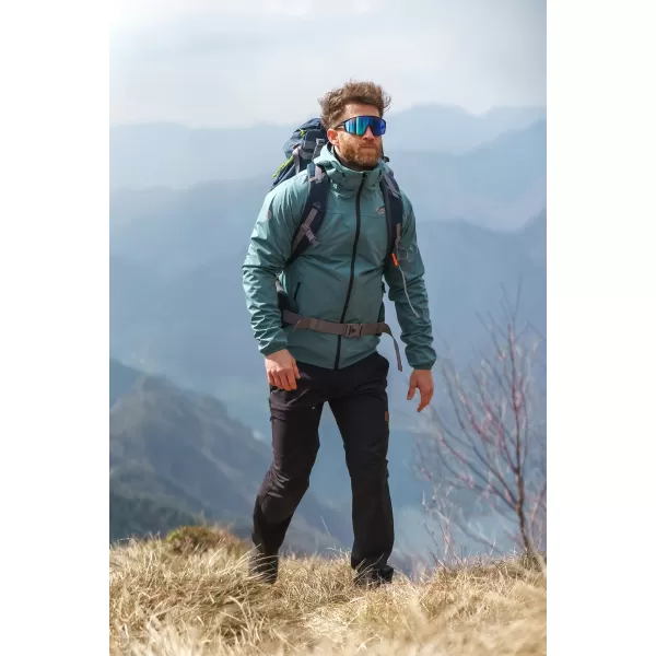  Férfi vízálló softshell kabát NORDBLANC EXPEDITIOUS NBSSM8323 ZÖLD 
