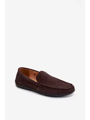 Férfi mokaszinok BIG STAR SHOES TT174202 BARNA/BÉZS
