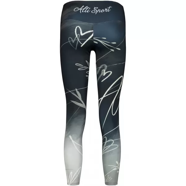  Női prémium hosszú leggings (új méretek) ALTISPORT VOJ/ALW083LEG05 FEKETE-FEHÉR 
