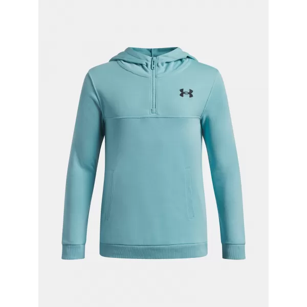  Fiú pulóver UNDER ARMOUR RIVAL LW 1/4 ZIP HOODIE 6009316-425 KÉK 