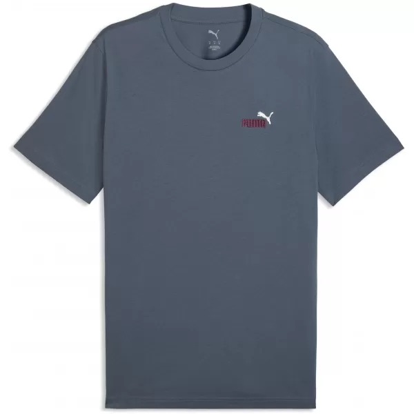  Férfi póló PUMA GRAPHICS 2 COLOR SMALL NO. 1 LOGO TEE 68471737 ESTI KÉK 