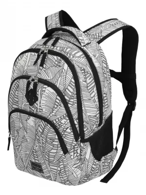 Hátizsák TRAVELITE BASICS BACKPACK PRINT FEHÉR NYOMTATÁS