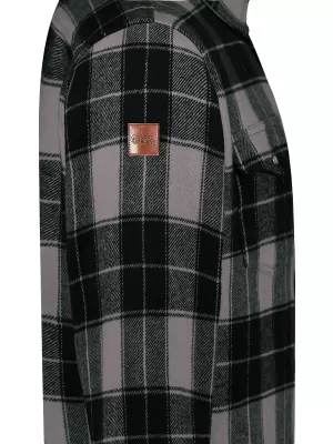 Férfi flanel ing NORDBLANC FEN NBSSM8369 SZÜRKE