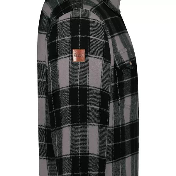  Férfi flanel ing NORDBLANC FEN NBSSM8369 SZÜRKE 