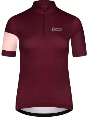 Női kerékpáros mez NORDBLANC ENTHUSIAST NBSLF8084 PIROS