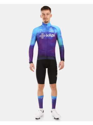 Férfi kerékpáros mez KILPI VULCANO-M BLU KÉK