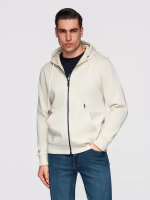 Férfi pulóver OMBRE OM-SSBZ-0272 KRÉM