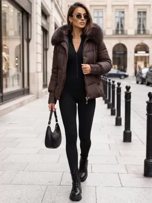 Női kabát DSTREET TY5891 LILA