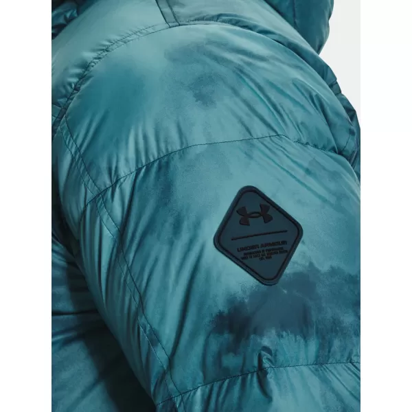  Férfi dzseki UNDER ARMOUR UA STORM CGI DOWN PRINTED STORM JKT 1365809-413 KÉK 