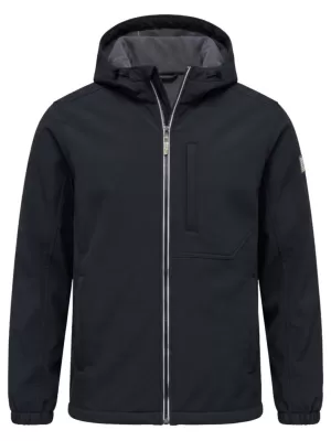 Férfi softshell kabát OMBRE C581 FEKETE