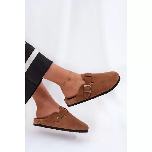  Női papucs BIG STAR SHOES RR274A387 BARNA/BÉZS 