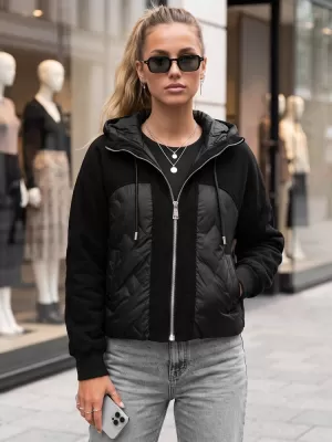 Női kabát DSTREET TY6093 FEKETE
