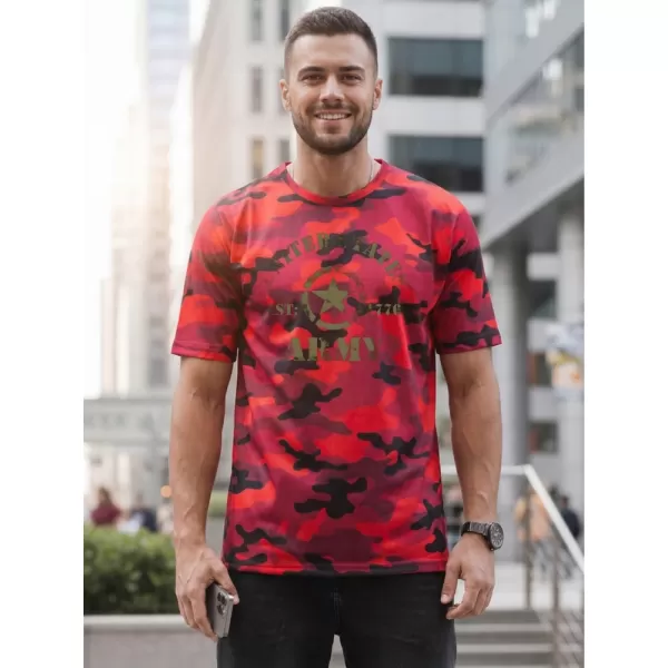  Férfi póló DSTREET NX2002R-RD-M PIROS 