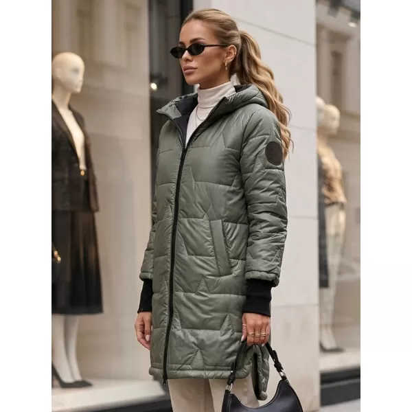  Női kabát DSTREET TY5789 ZÖLD 