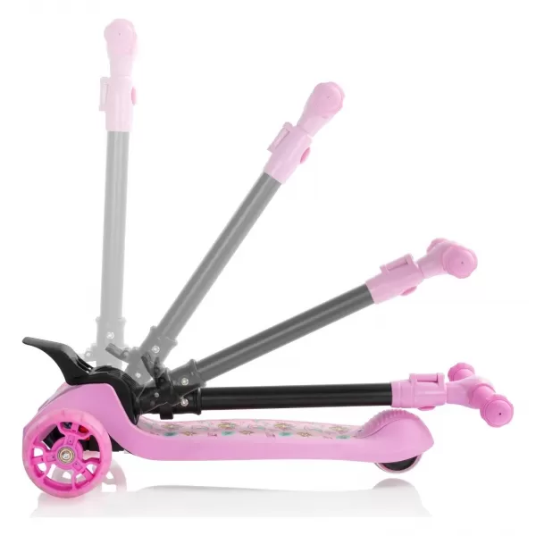  Gyermek bőrönd HEYS TURBO TOTS SCOOTER 16427 MANCS JÁRŐR RÓZSASZÍN 