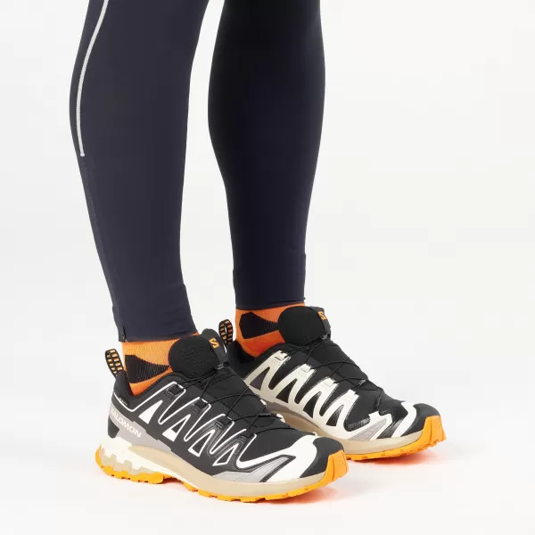  Férfi cipők SALOMON XA PRO 3D V9 GORE-TEX L47881900 FEKETE/VANÍLIA JÉG/KURKUMA 