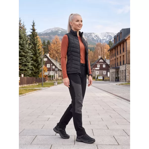  Női softshell nadrág ALPINE PRO AKANA 3 FEKETE 