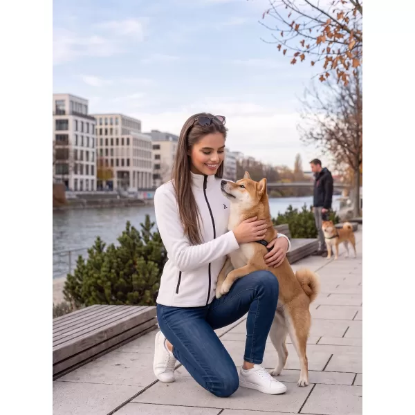  Női polár pulóver ALTISPORT ALW002852 FEHÉR 
