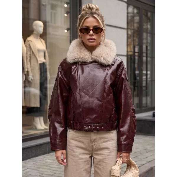  Női kabát DSTREET TY5707 BURGUNDIA 