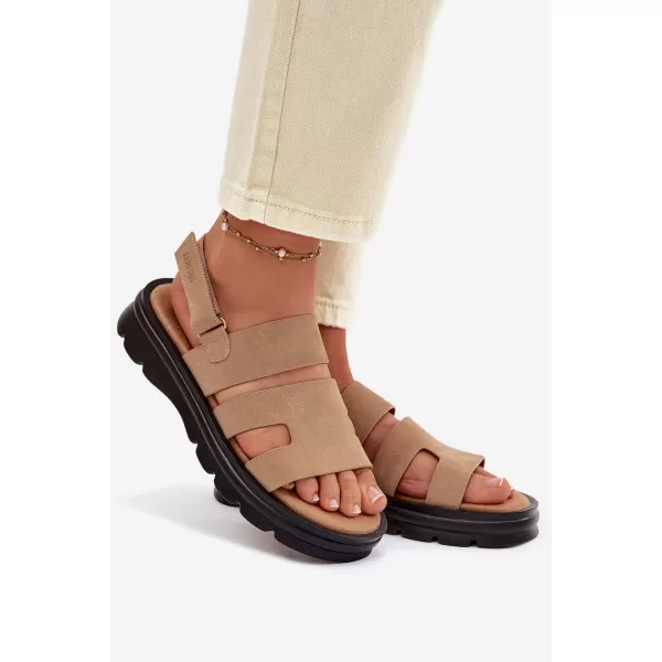  Női szandál BIG STAR SHOES TT274482 BÉZS 