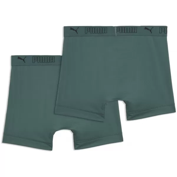  Férfi boxerek PUMA SPORT MICROFIBER BOXER 2P 93552016 ZÖLD 