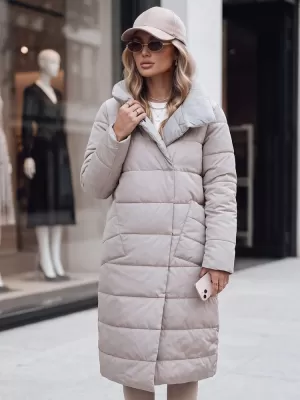 Női kabát DSTREET TY5485 BÉZS